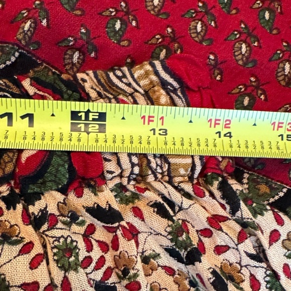 Bohemian Red Patterned Women's Pants - Picture 8 of 8